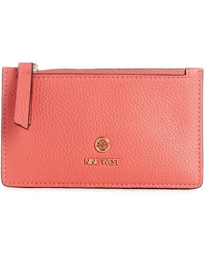 Nine West Linnette Coin Card Case - Red