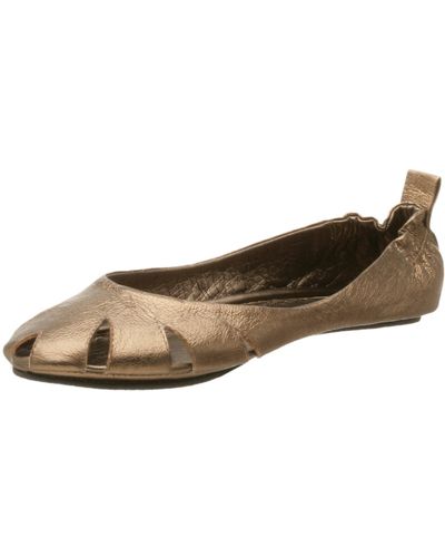 N.y.l.a. Fiona Ballet Flat,bronze,8 M - Multicolor