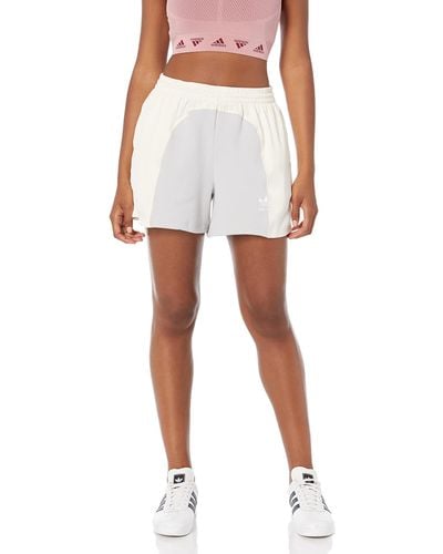 adidas Originals Adicolor Split Trefoil Shorts - White