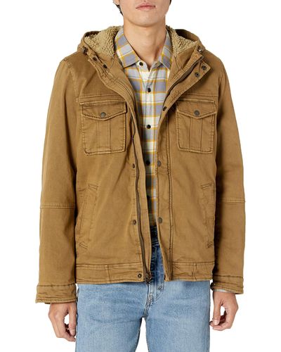 Levi's Sherpa Lined 4-pocket Military Jacket - Multicolor