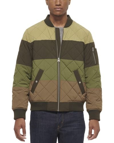 Levi's Quilted Fashion Bomber Jacket - Green