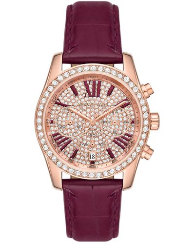 Michael Kors Lexington Lux Quartz Watch - Pink