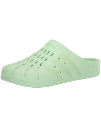 adidas Adilette Clogs Slide Sandal - Green