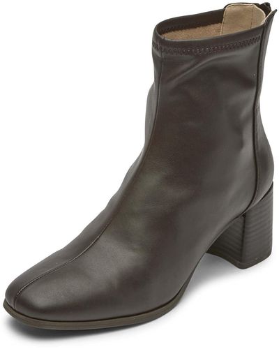 Rockport Violetta Stretch Boot Fashion - Gray