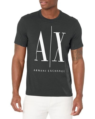 Emporio Armani A | X Armani Exchange Icon Graphic T-shirt - Black