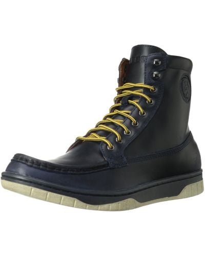 DIESEL Club Tatra Combat Boot,indigo,7.5 M Us - Black