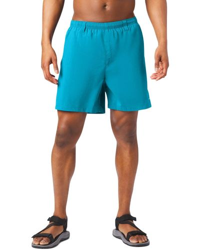 Columbia Mens Pfg Backcast Iii Water Short - Blue