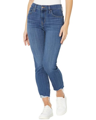 Levi's 724 High Rise Straight Crop Jeans, - Blue