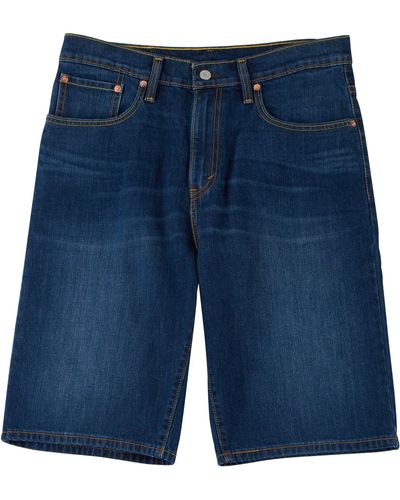 Levi's 569 Loose Straight Denim Shorts - Blue