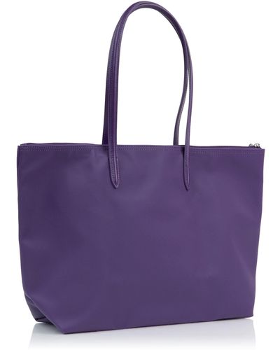 Lacoste Womens Large Shopping Bag - Purple