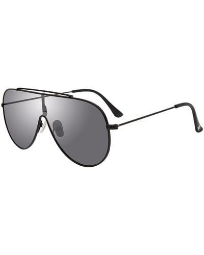 Steve Madden Female Sunglasses Style Maxwell Shield - Black