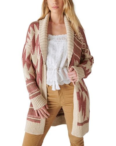 Lucky Brand Lucky Heritage Cardigan - Brown
