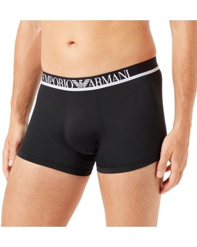 Emporio Armani Underwear Trunk Essential Microfiber - Noir