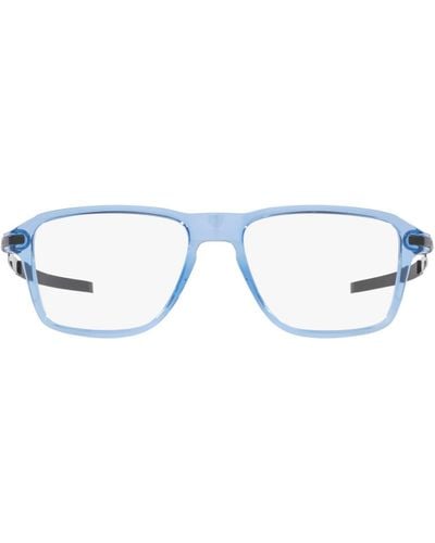 Oakley Ox8166 Wheel House Square Prescription Eyewear Frames - Black