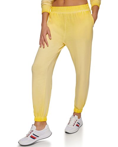 Tommy Hilfiger Elastic Waistband Pocket Jogger - Yellow