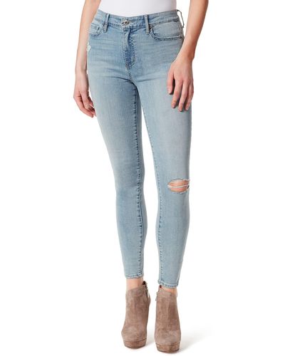 Jessica Simpson Womens Adored Curvy High Rise Skinny Jeans - Blue