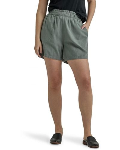 Lee Jeans Ultra Lux Mid-rise Relaxed Fit Pull-on Short - Green