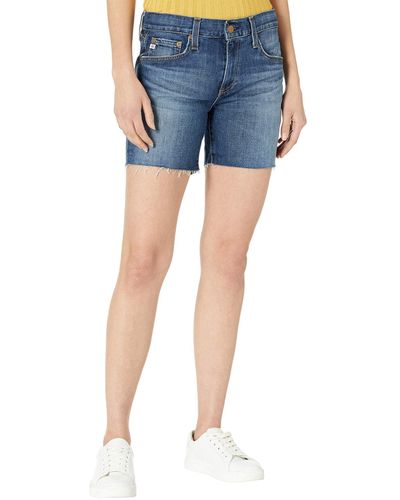 AG Jeans Becke Relaxed Slim Denim Short - Blue