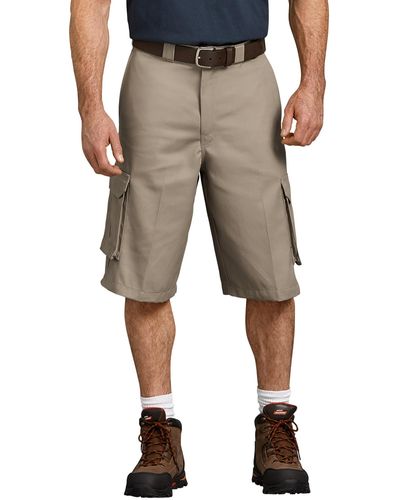 Dickies 13 Inch Loose Fit Twill Cargo Short - Natural