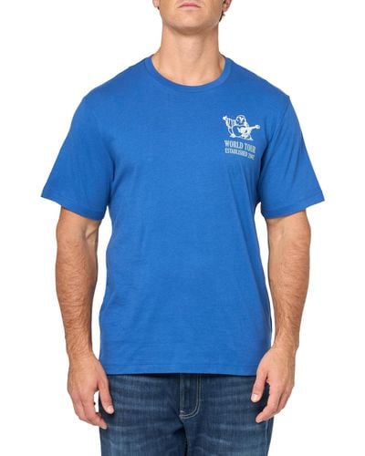 True Religion T-Shirt mit hoher Dichte - Blau