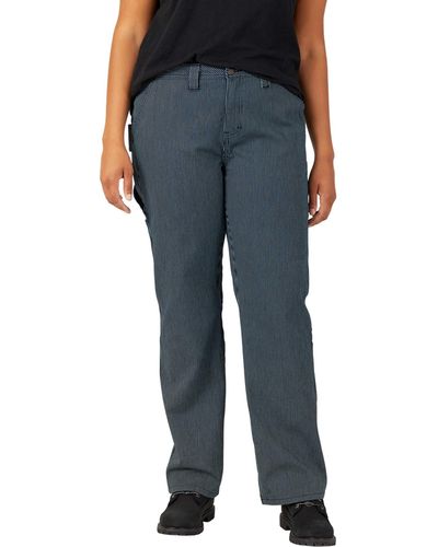 Dickies Plus Size Relaxed Straight Carpenter Pant - Blue