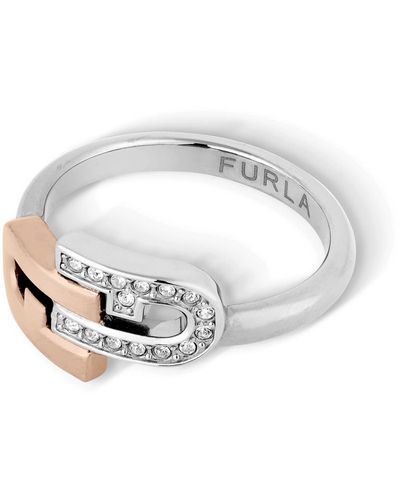 Furla Arch Double Ring - Metallic