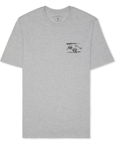 G.H. Bass & Co. Big Short Sleeve Graphic Print T-shirt - Gray