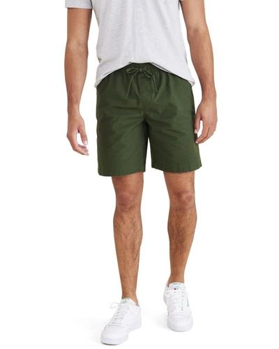 Dockers Ultimate Straight Fit 7.5" Pull On Shorts With Supreme Flex, - Green