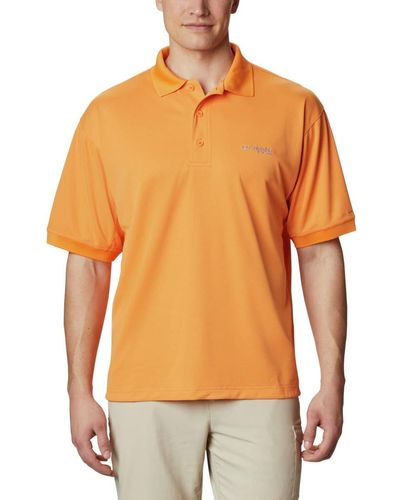Columbia Pfg Perfect Cast Polo Shirt - Orange
