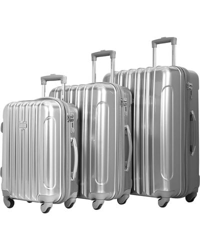 Kensie Alma Hardside Spinner Luggage - Gray