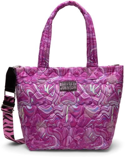Betsey Johnson Temperature Changing Tote - Purple