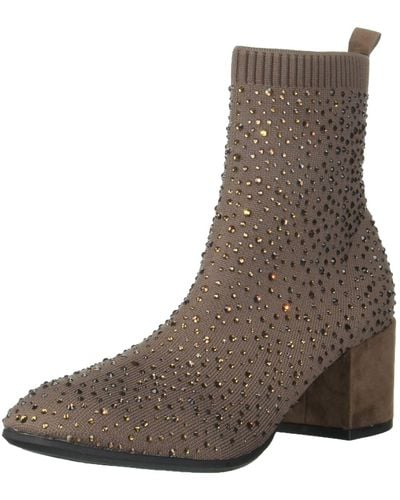 Kenneth Cole Rida Stretch Jewel Boot - Brown