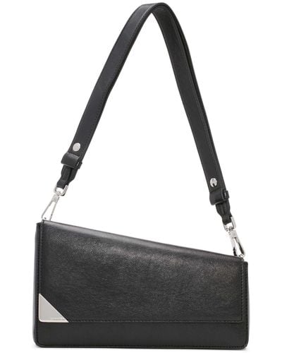 Calvin Klein Basalt Asymmetric Triple Compartment Convertible Shoulder Bag - Black