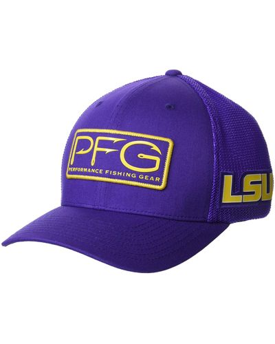 Columbia Collegiate Pfg Mesh Hooks Ball Cap - Purple
