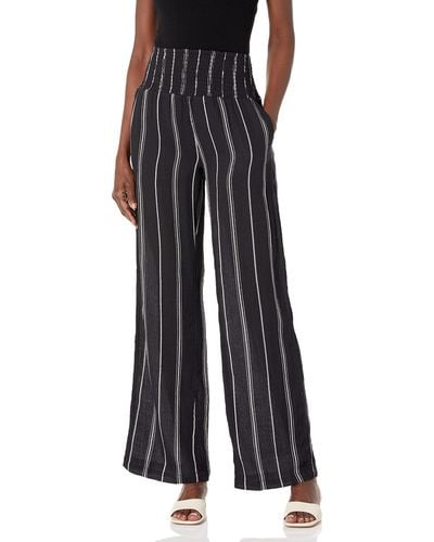 Billabong Womens New Waves Stripe Casual Pants - Black