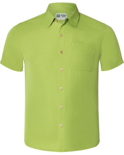 Marmot Aerobora Short Sleeve Button Down Shirt - Green