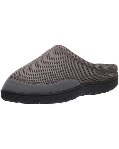 Kenneth Cole Reaction Clog Slipper House Shoes With Memory Foam Indoor/outdoor Sole Slipper - Black
