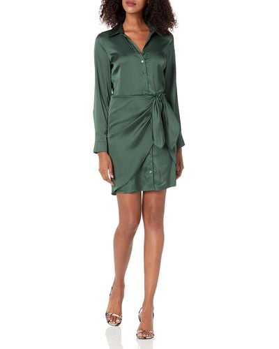 Guess Essential Long Sleeve Alya Dress - Green