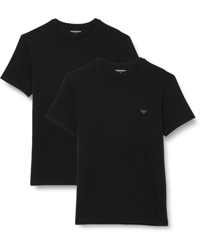 Emporio Armani Lot de 2 t-shirts Endurance - Noir