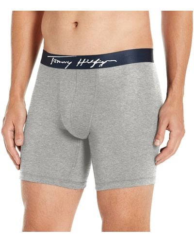Tommy Hilfiger Signature Stretch Boxer Brief - Gray