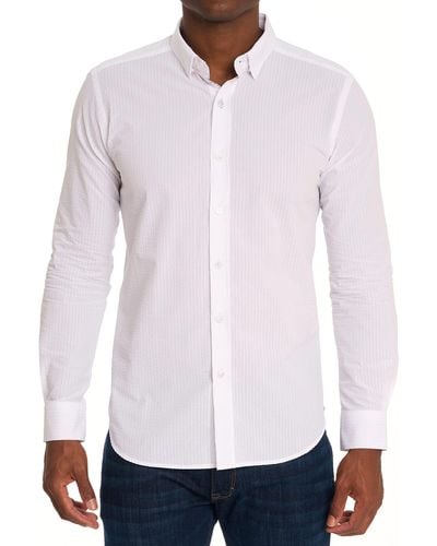 Robert Graham Andrews Long-sleeve Woven Shirt - White