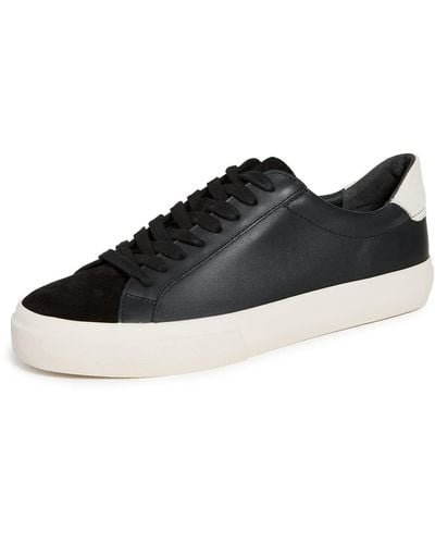 Vince Fulton Leather Sneakers 7 - Black