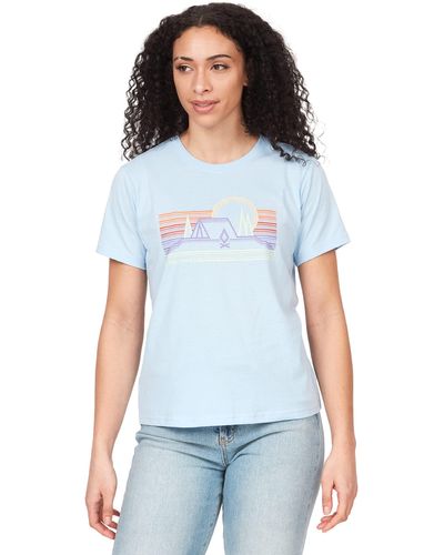 Marmot Bivouac Short Sleeve Tee Shirt - Blue