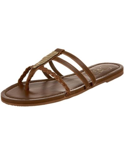 O'neill Sportswear Gem Star T-strap Sandal,cognac,8 M Us - Brown
