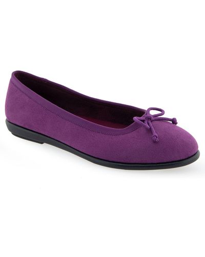Aerosoles Homebet Ballet Flat - Purple