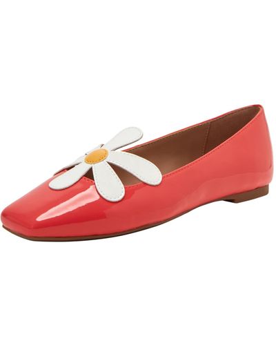 Katy Perry The Evie Daisy Flat Ballet - Red