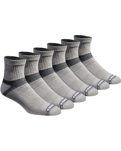 Eddie Bauer Dura Dri Moisture Control Quarter Socks - Gray