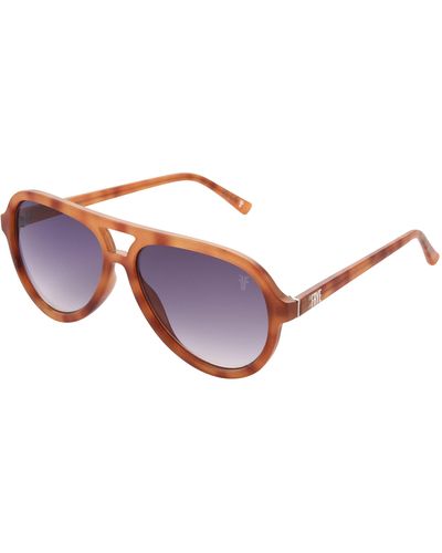 Frye Ruby Aviator Sunglasses - Brown