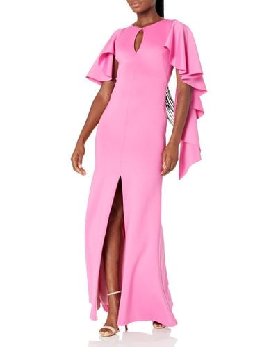 Black Halo Baldwin Gown - Pink
