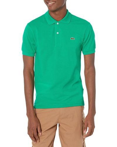 Lacoste Legacy Short Sleeve L.12.12 Pique Polo Shirt - Green